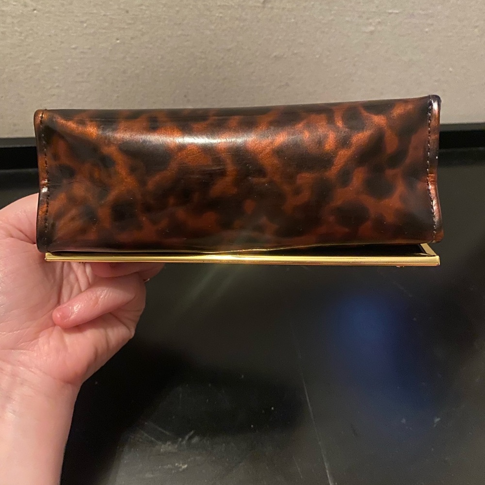Tory Burch Tortoiseshell Pattern Glasses Case Wit… - image 4